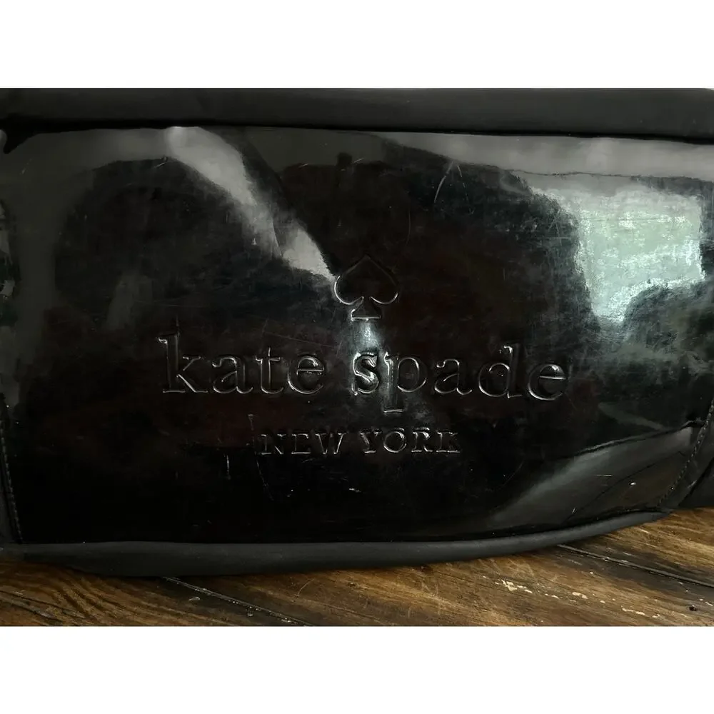 Kate Spade New York Nylon Weekender Travel Diaper Bag Tote Black